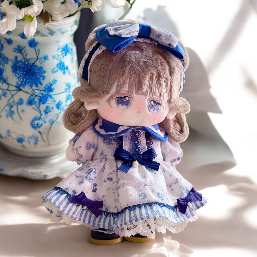 青花磁器風ドレスセット