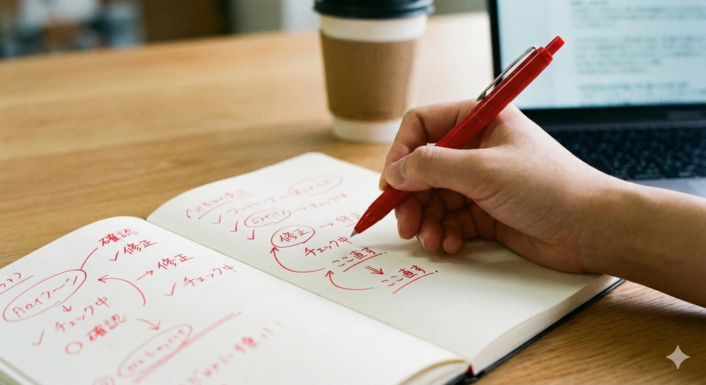 制作物 添削|修正箇所の提示(確認オプションあり)