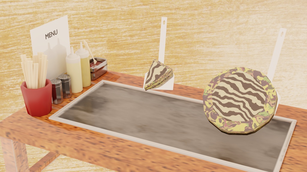 お好み焼き屋さんセット(unity package付)