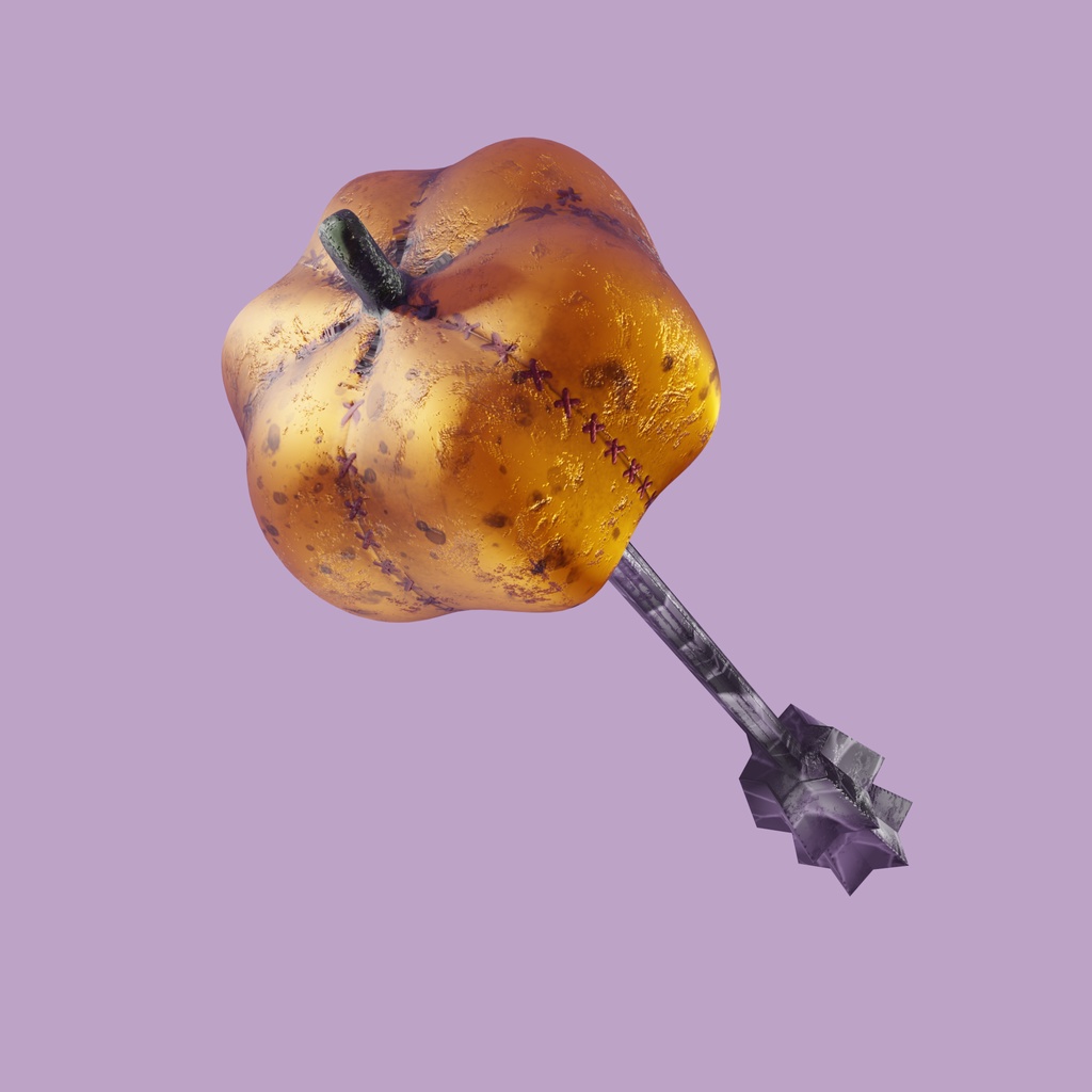 ツギハギかぼちゃのステッキ