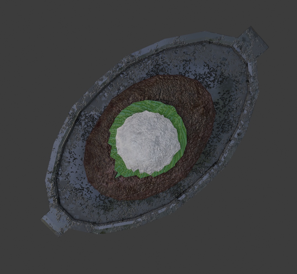 【Unity】和風おろしハンバーグ【VRC】