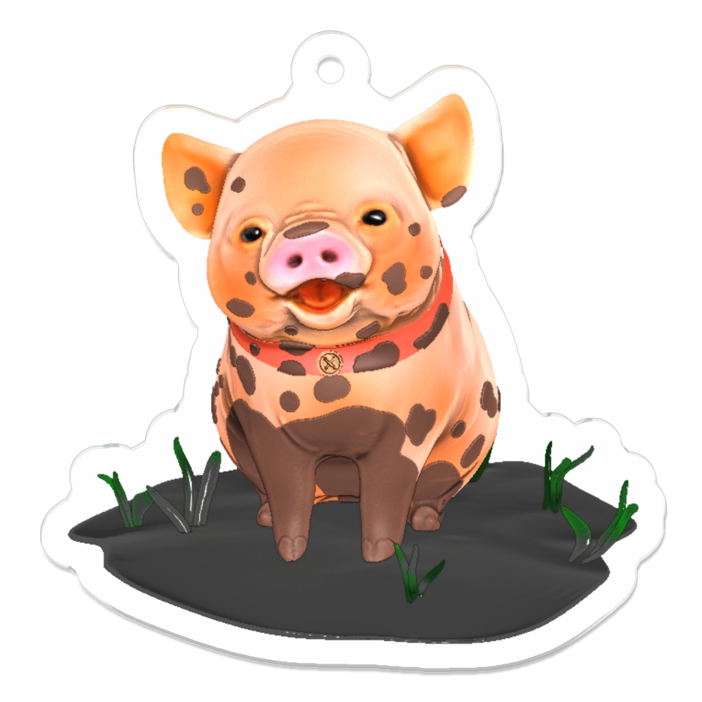 どろんこ子ぶたアクリルキーホルダー