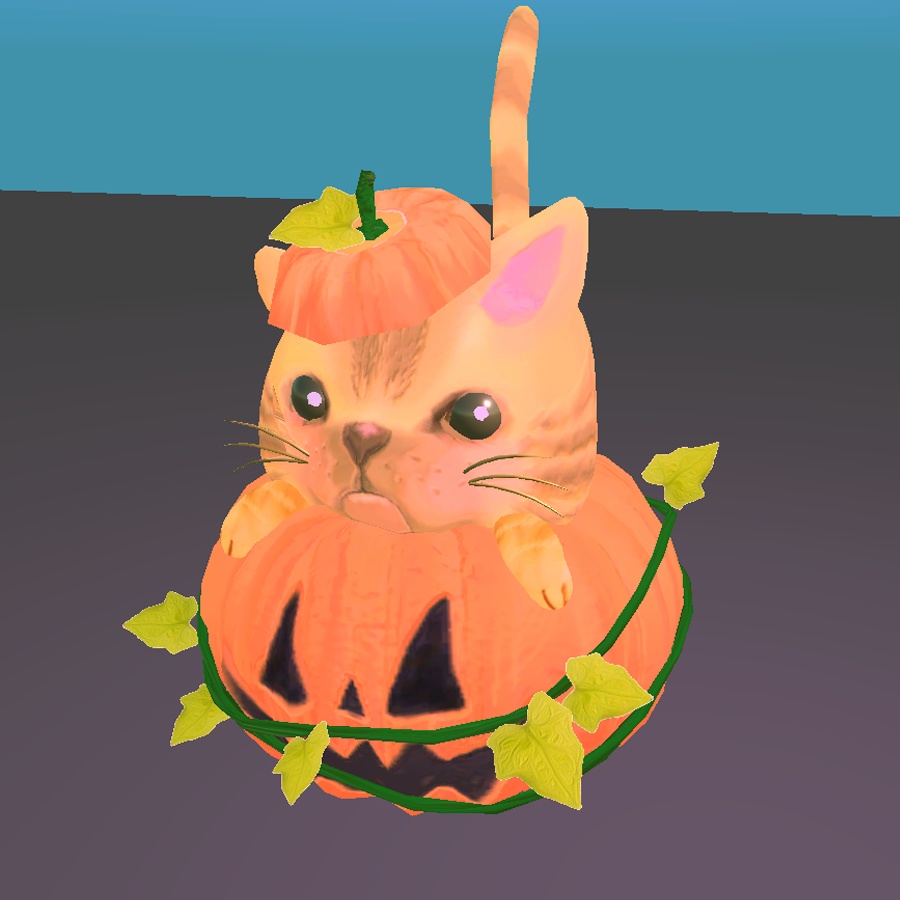 【VRC】むこうみず商店のハロウィン猫ちゃん【Unity】