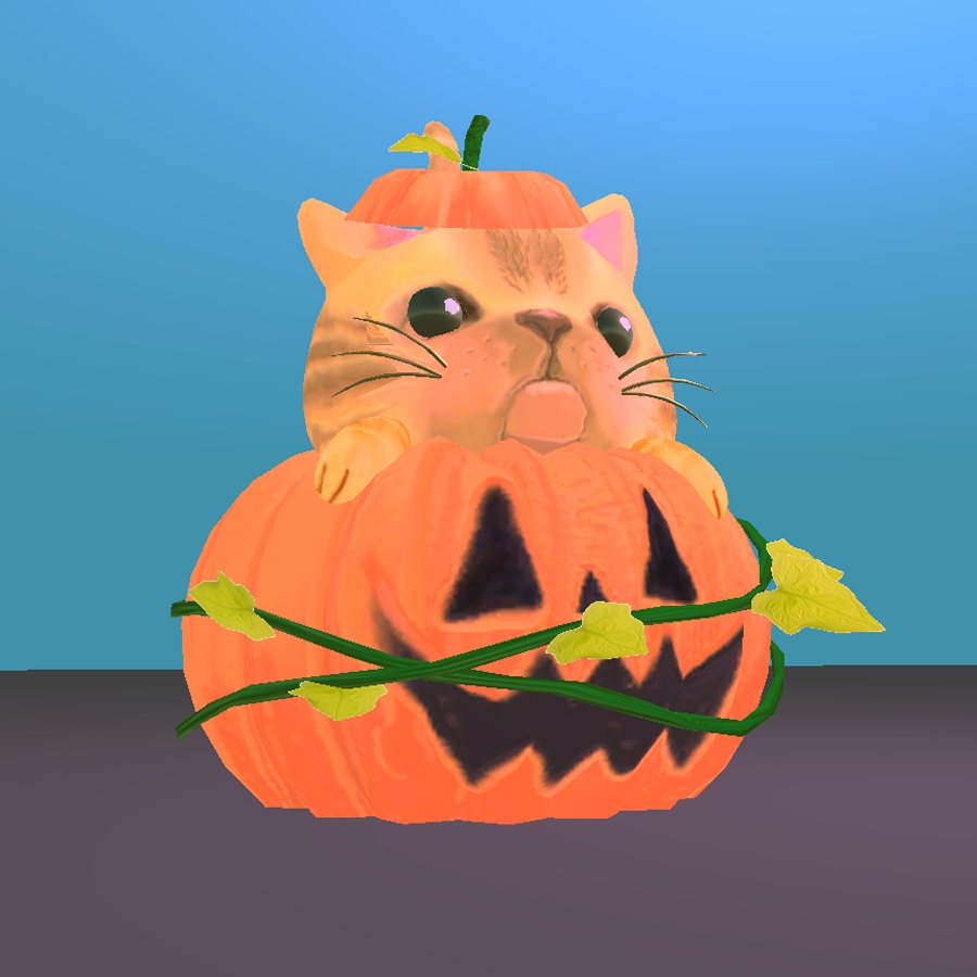 【VRC】むこうみず商店のハロウィン猫ちゃん【Unity】