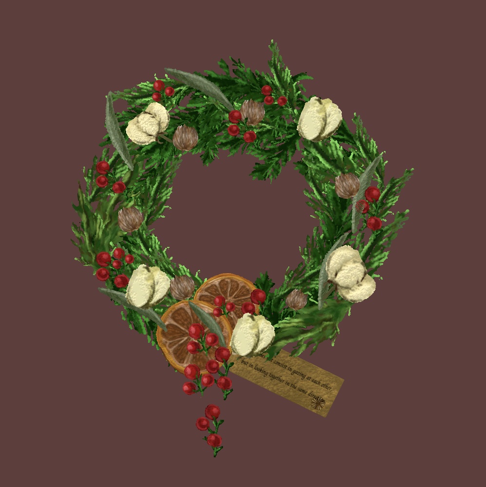 【VRChat】むこうみず商店の秋色スワッグ+クリスマスリース【Unity】