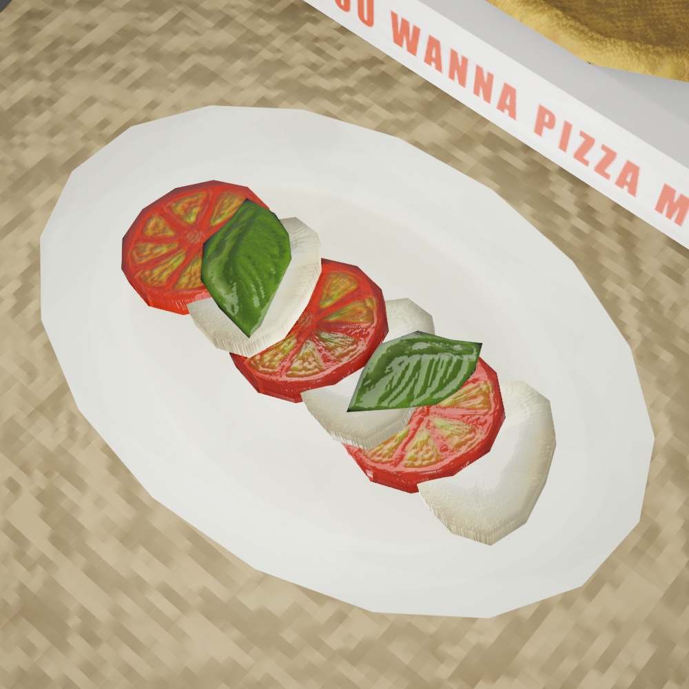 【VRChat】なりきりピザ屋さんセット【Unity】