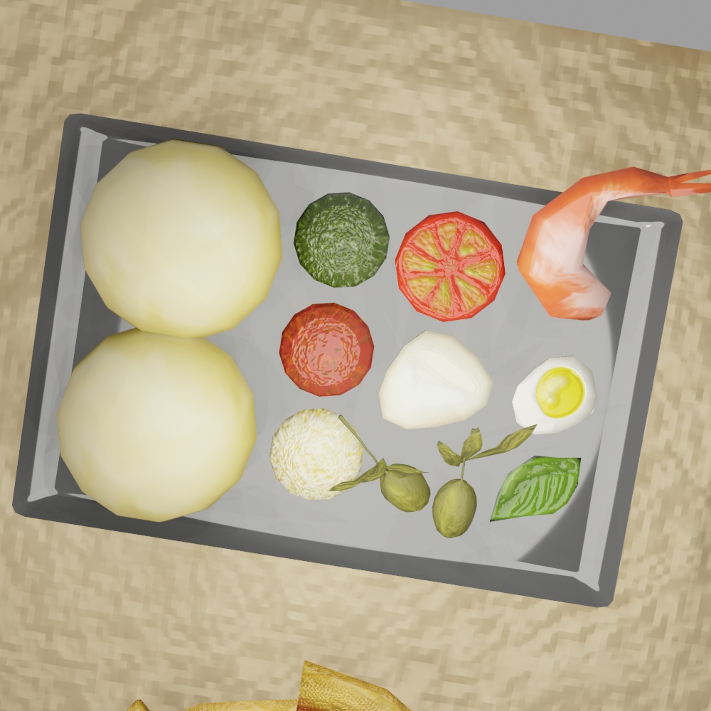 【VRChat】なりきりピザ屋さんセット【Unity】