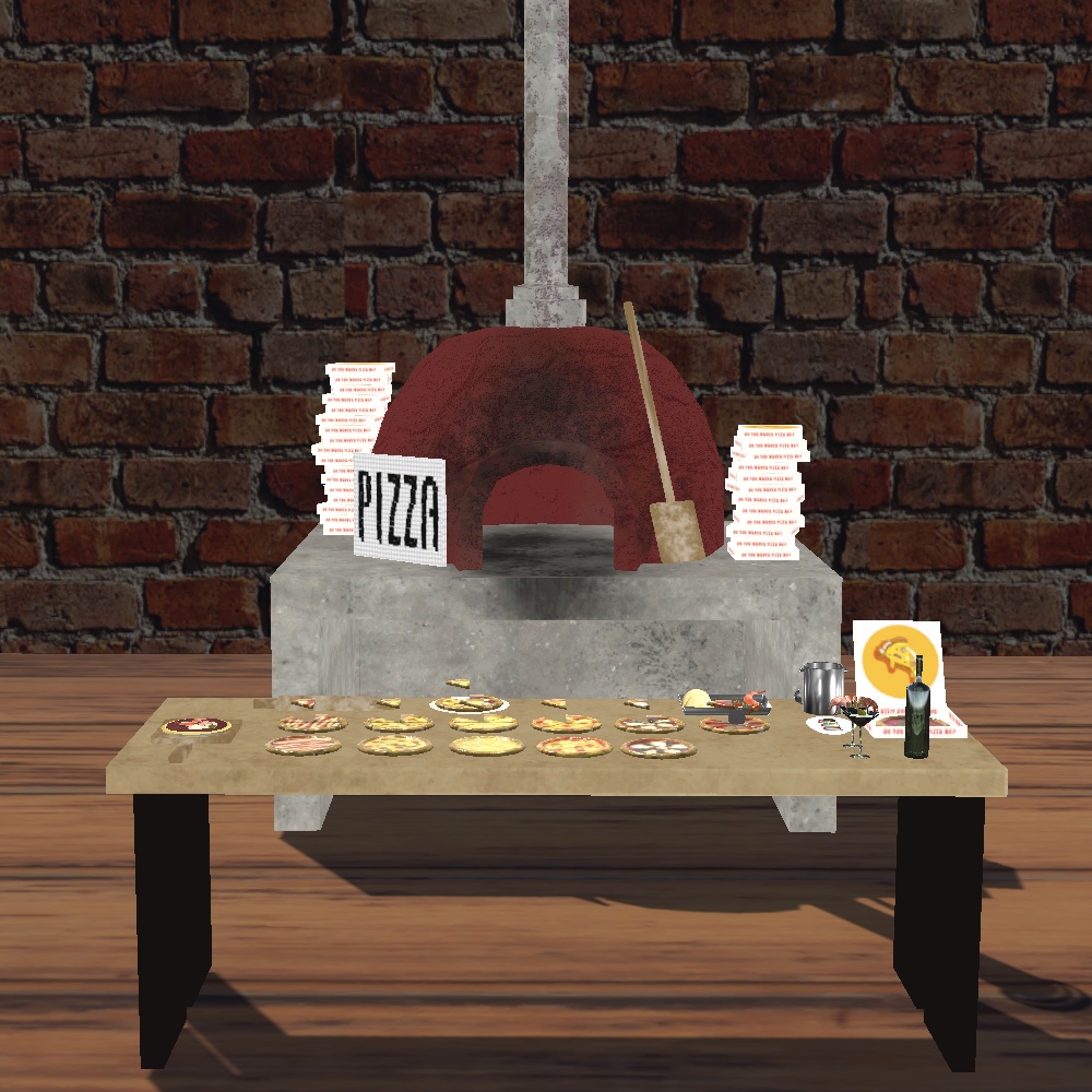 【VRChat】なりきりピザ屋さんセット【Unity】