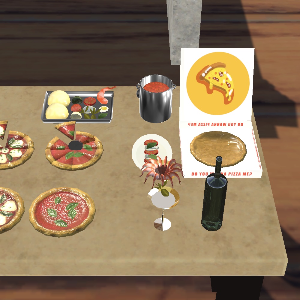 【VRChat】なりきりピザ屋さんセット【Unity】
