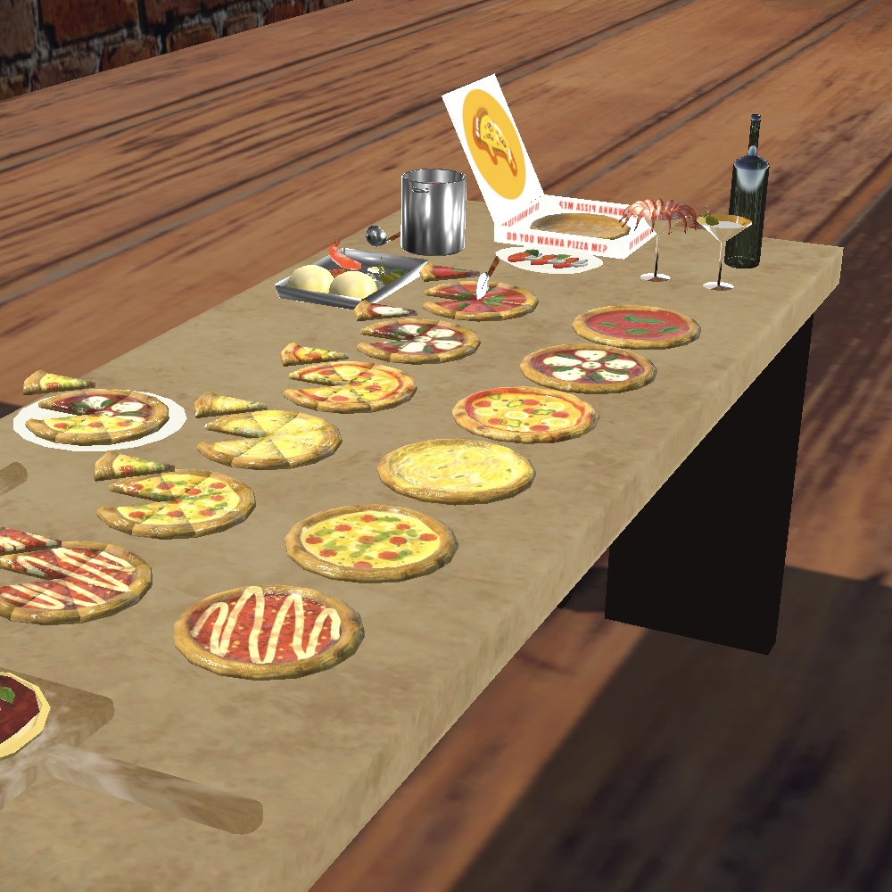 【VRChat】なりきりピザ屋さんセット【Unity】