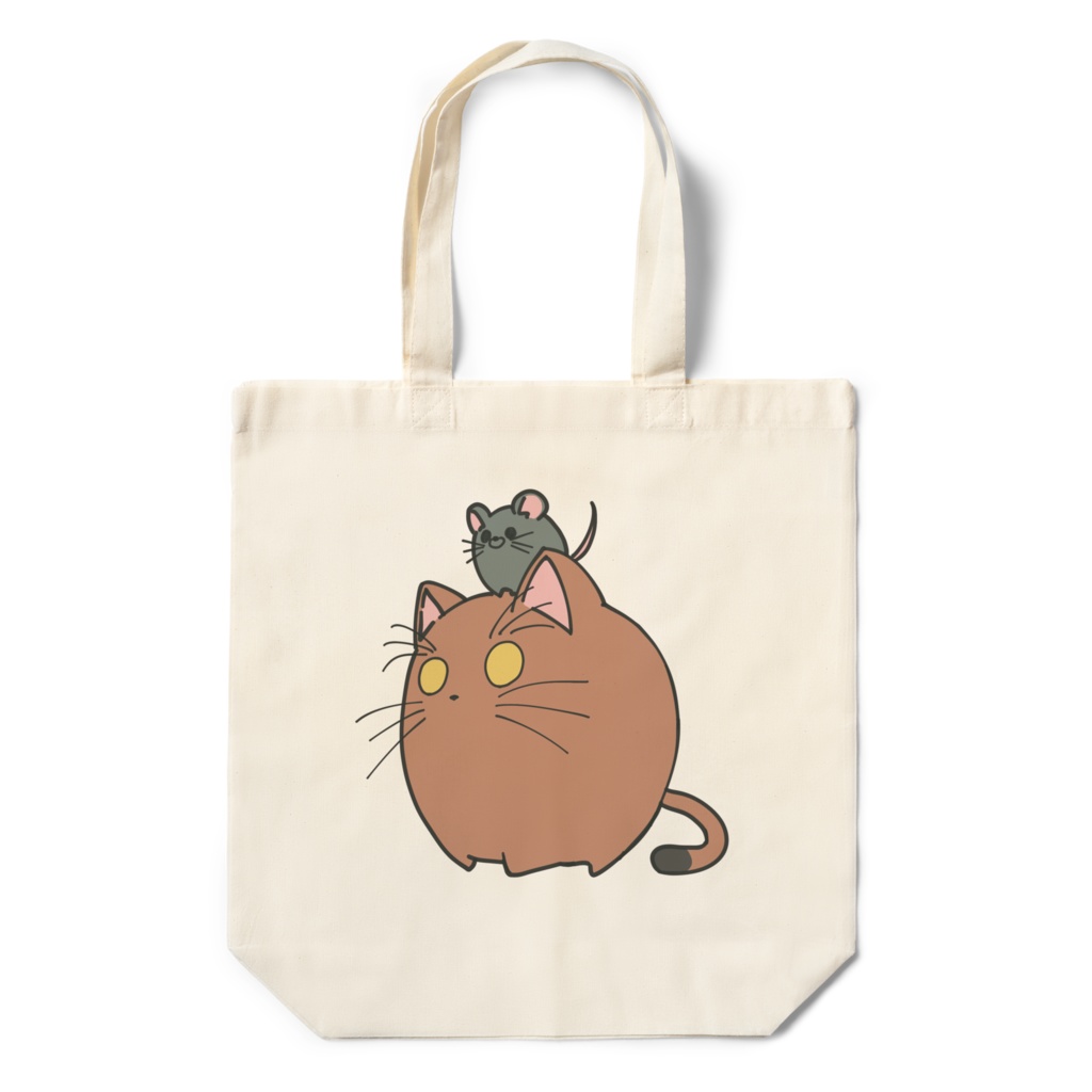 ねこまるとねずみまるエコバック