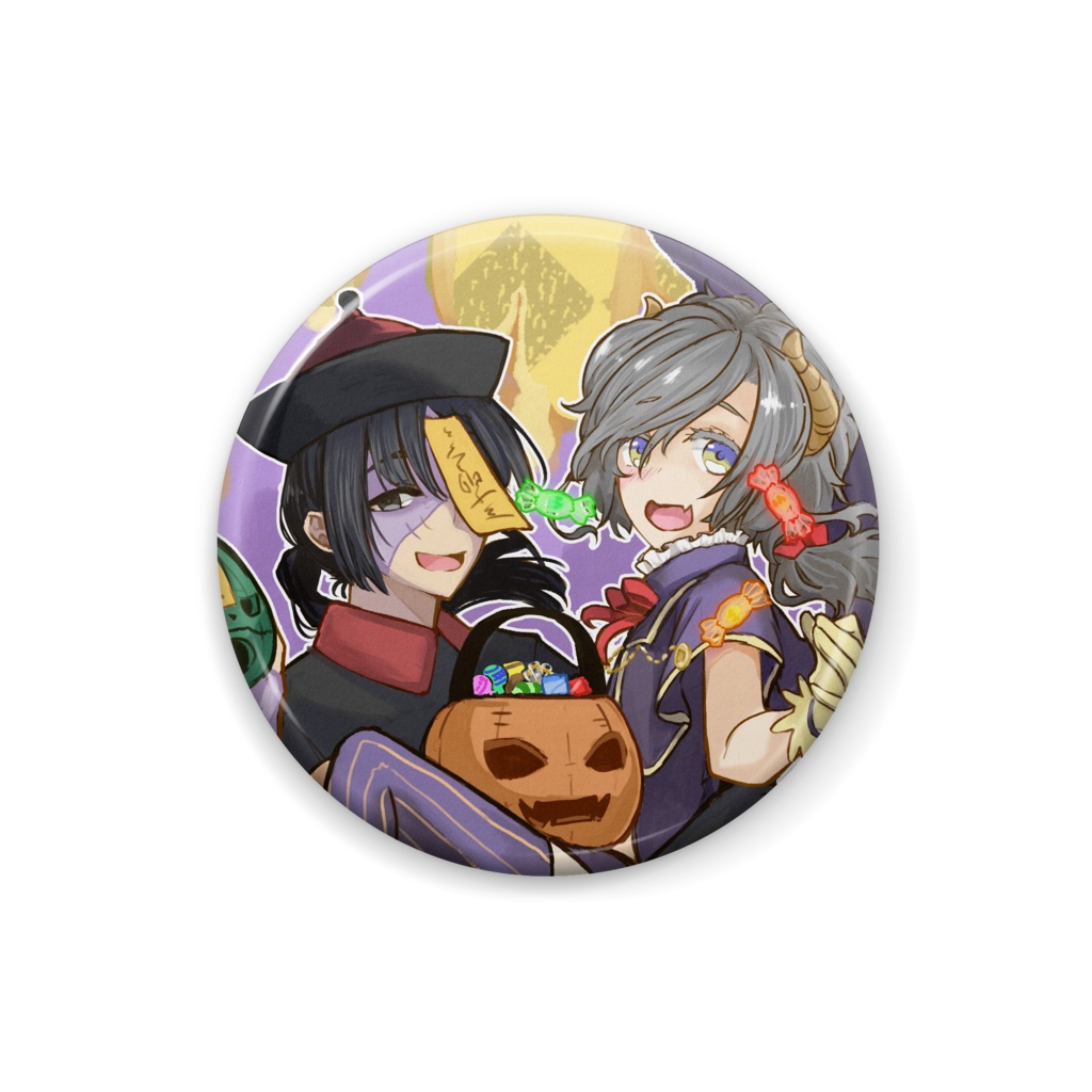 ハロウィン缶バッジ