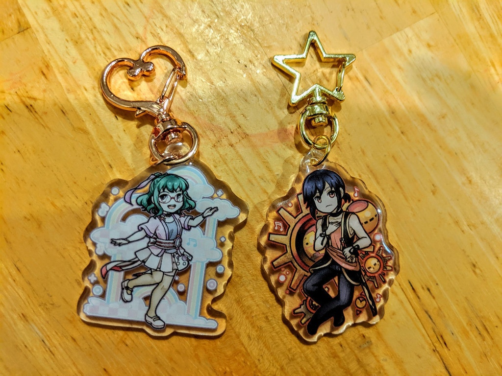 stella azurea個人的VY1とVY2アクリルキーホルダーセット