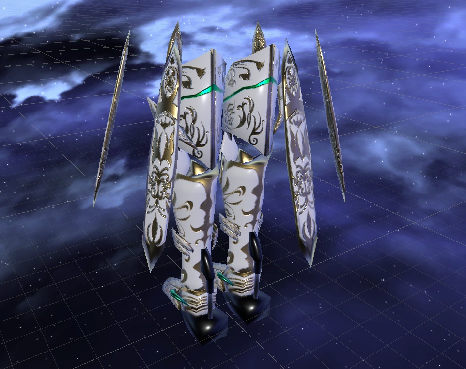 VRChat用3Dアクセサリー「ノブリスレギンス」