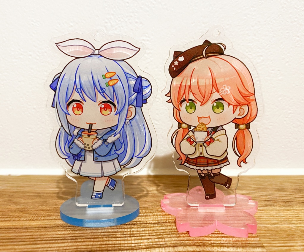 【非公式】ぺこら&みこち おでかけアクリルスタンド【ホロライブ】