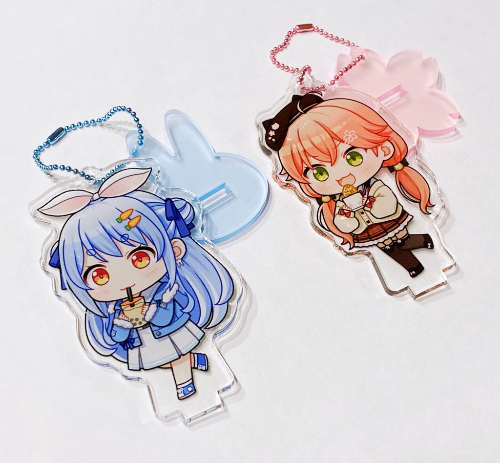 【非公式】ぺこら&みこち おでかけアクリルスタンド【ホロライブ】