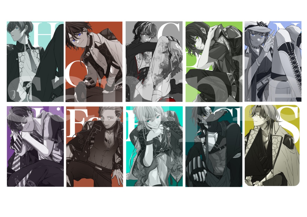 志献官マグネット（全10種セット）