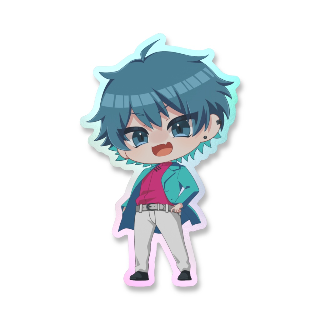 しんのオーロラスマホステッカー