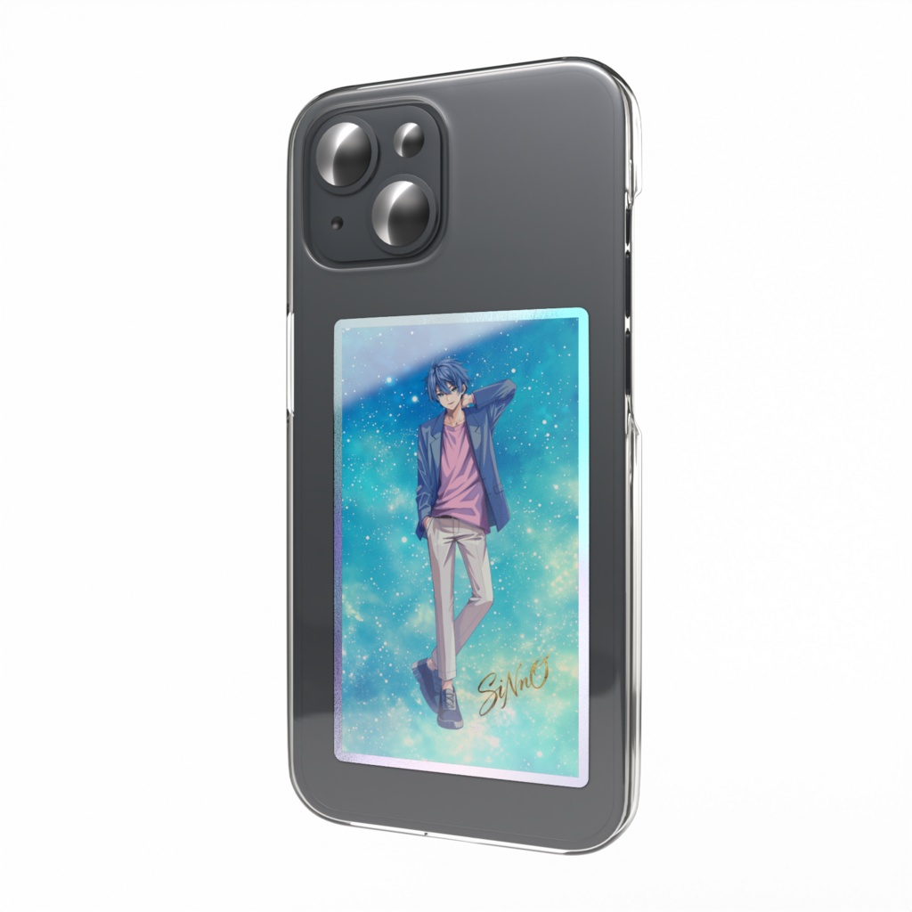 しんのオーロラスマホステッカー