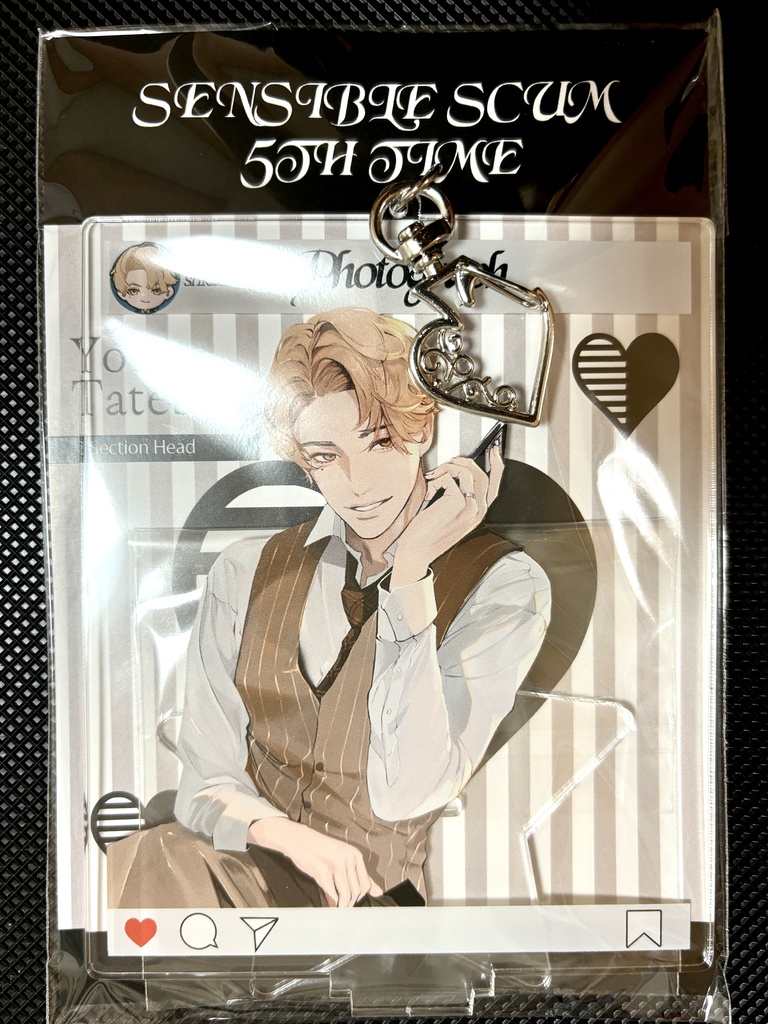 卓上モブレくん5【インスタ風アクリルスタンドキーホルダー12cm】剣木・盾辺