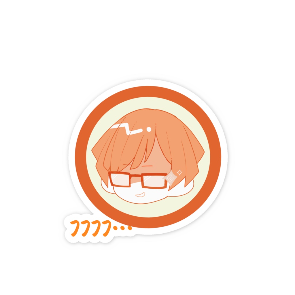 スマホステッカー(おれんじ)