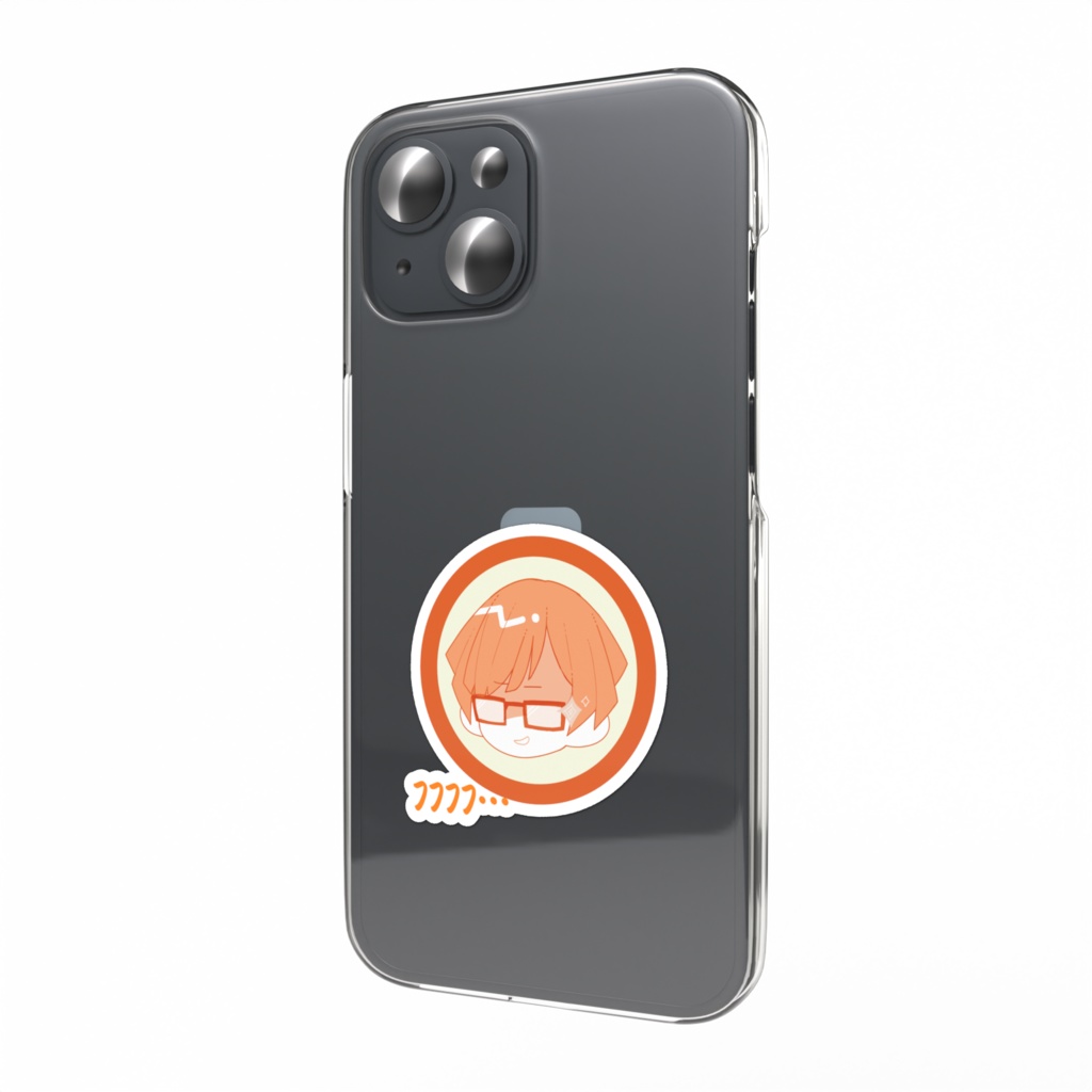 スマホステッカー（おれんじ）