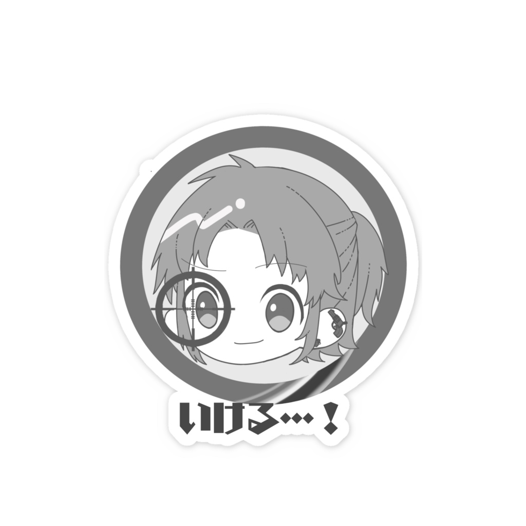 スマホステッカー(しるばー)