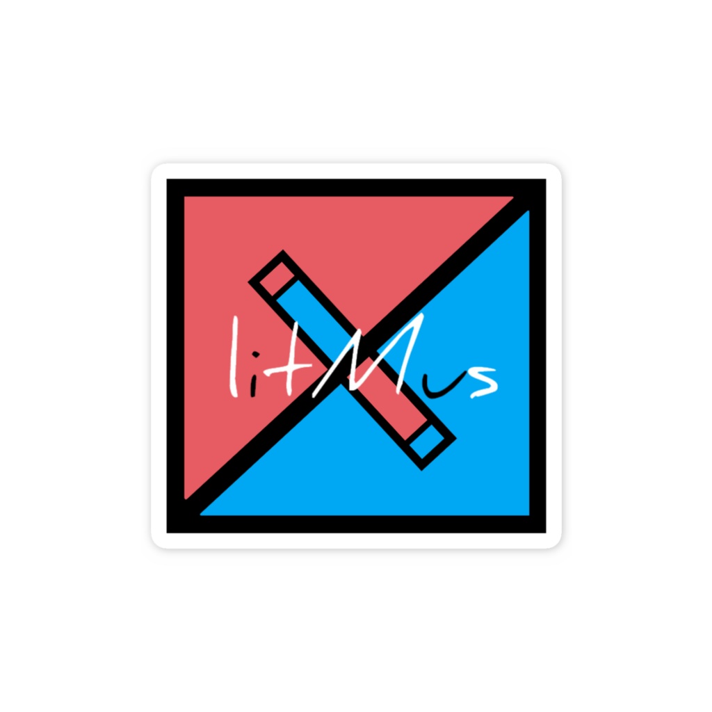 🟥litMus🟦スマホステッカー