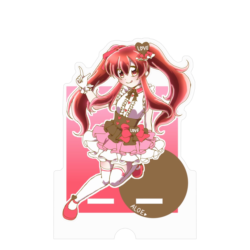 アクリルスマホスタンド(アロエ)