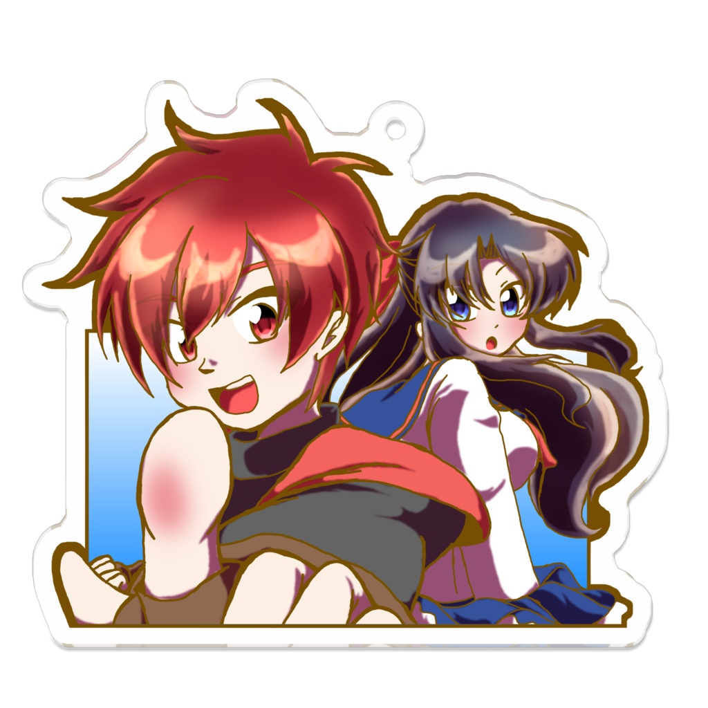 アクリルキーホルダー(レオン、マヤ)