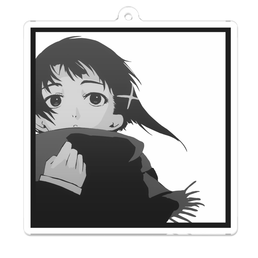 「誰かを、待ってる。」lainアクリルキーホルダー