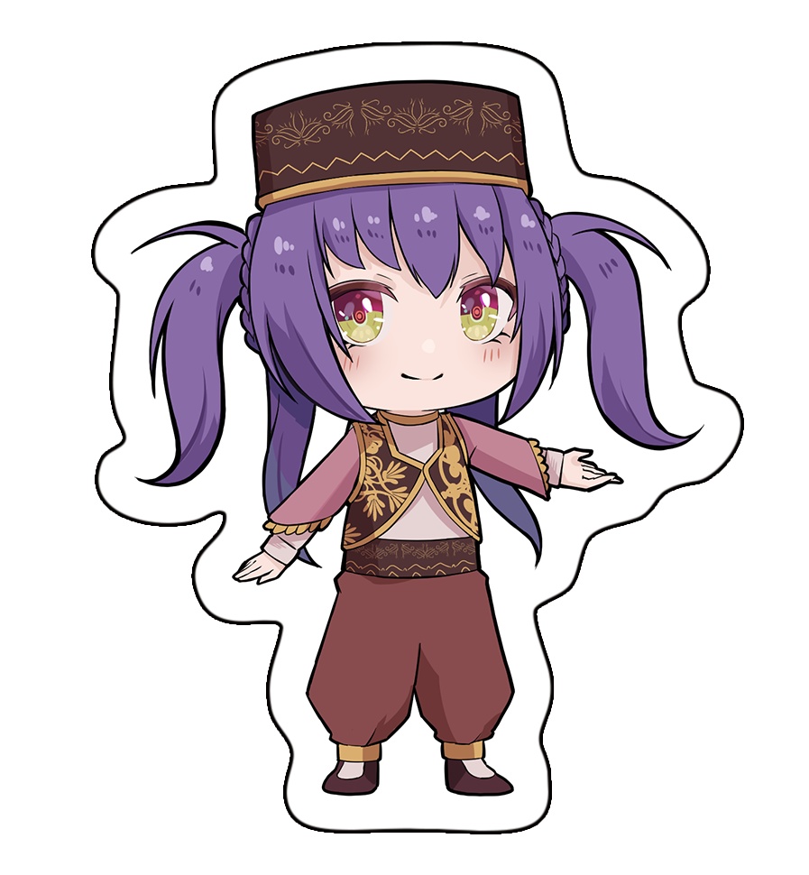 Saraちゃんミニステッカー