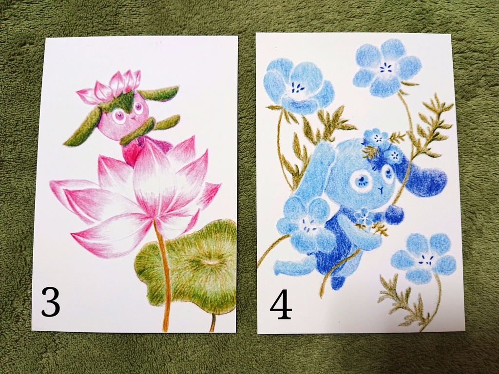 オリジナルイラストポストカード