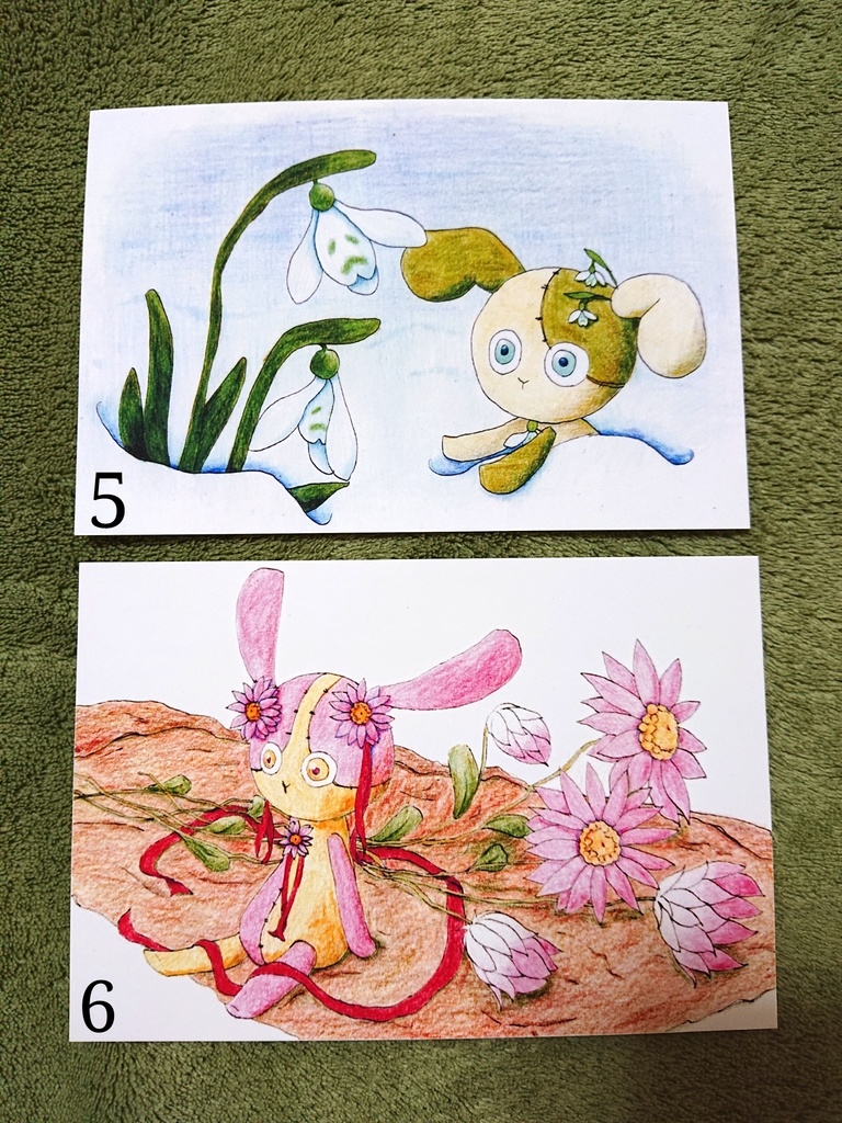 オリジナルイラストポストカード