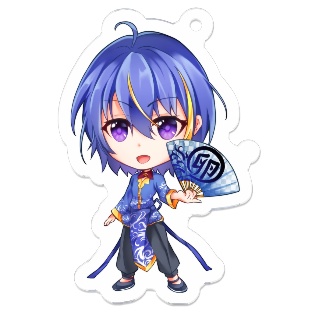 卵米アクリルキーホルダー