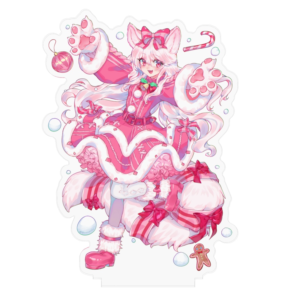 クリスマスきつねちゃんのアクリルスタンド!
