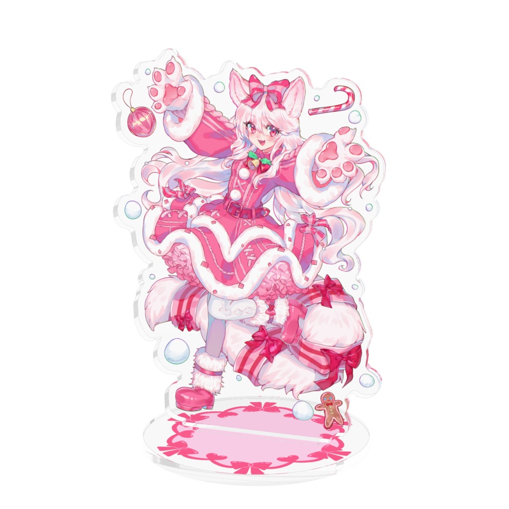 クリスマスきつねちゃんのアクリルスタンド！