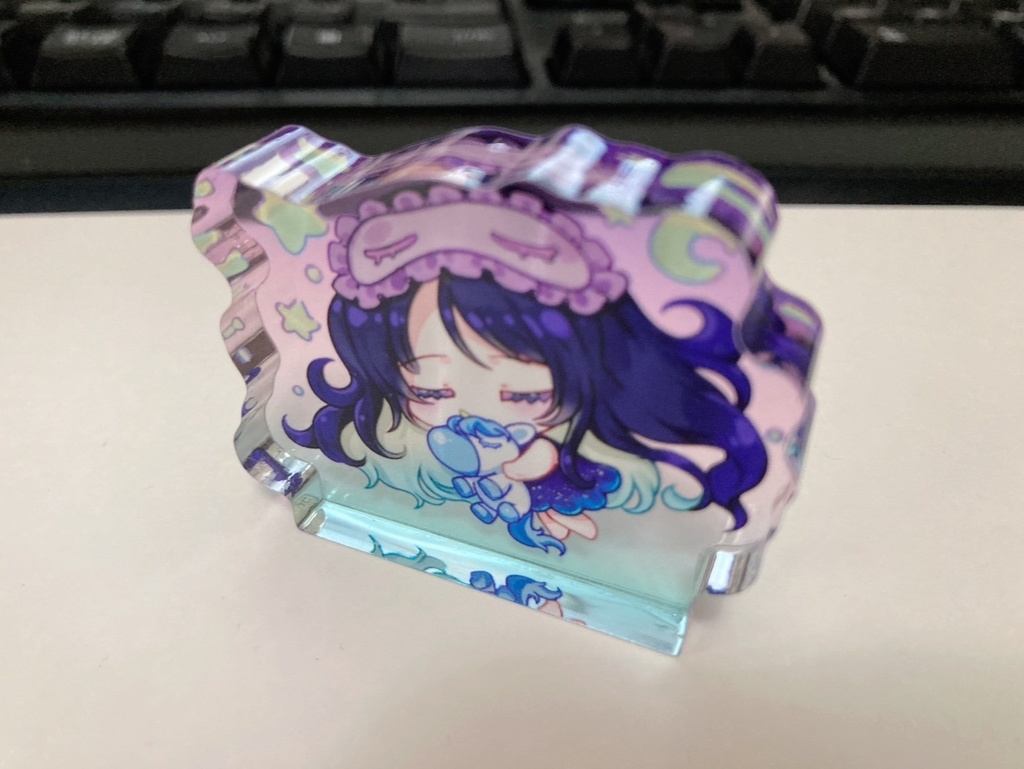 おやすみミニアクリルブロック
