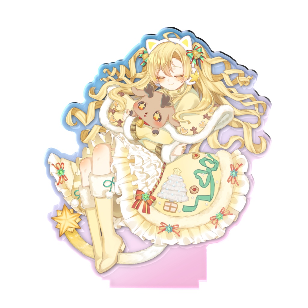 光に包まれるクリスマスオーロラアクスタ