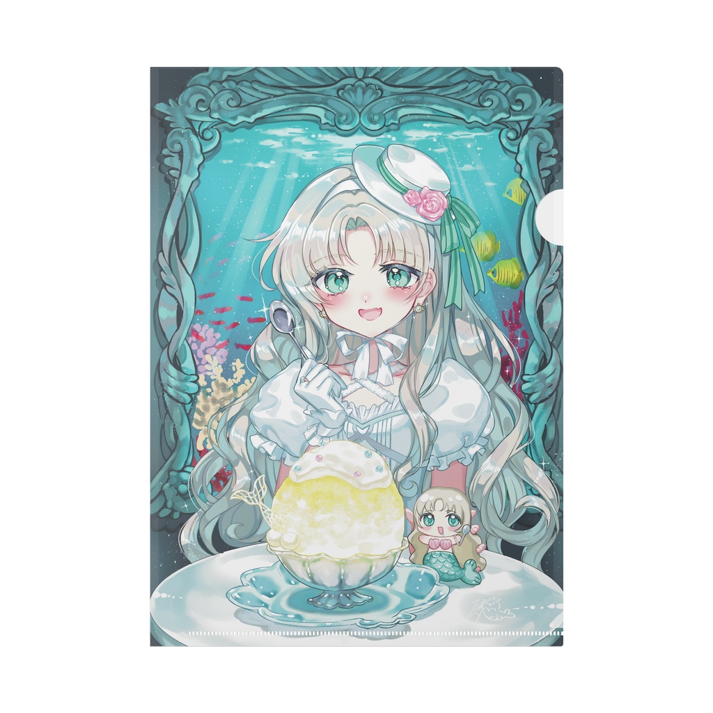 ぬいとパシャリ📷🍋 元人魚ちゃん✨クリアファイル
