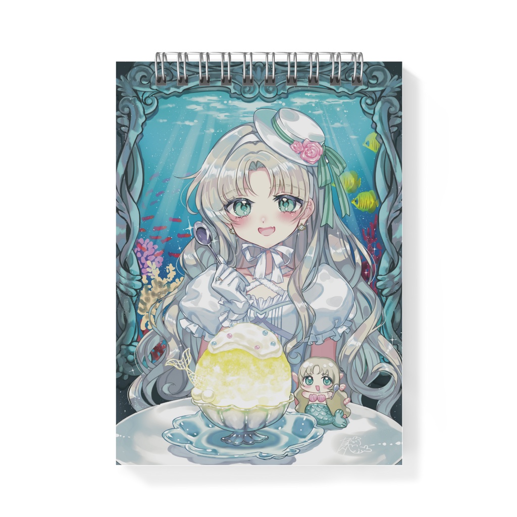 ガラスノのイラスト両面メモ帳✨