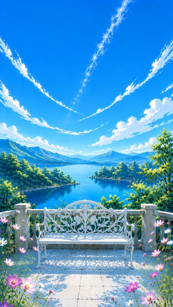 コスモスの世界 -朝昼-