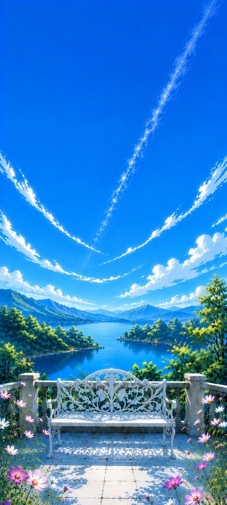 コスモスの世界 -朝昼-