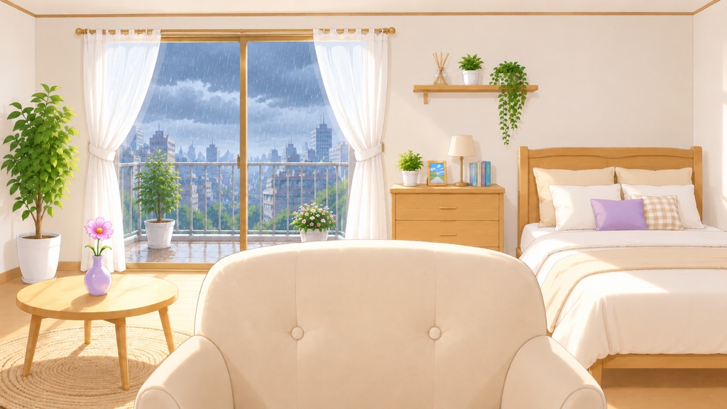 コスモスの世界 -雨-