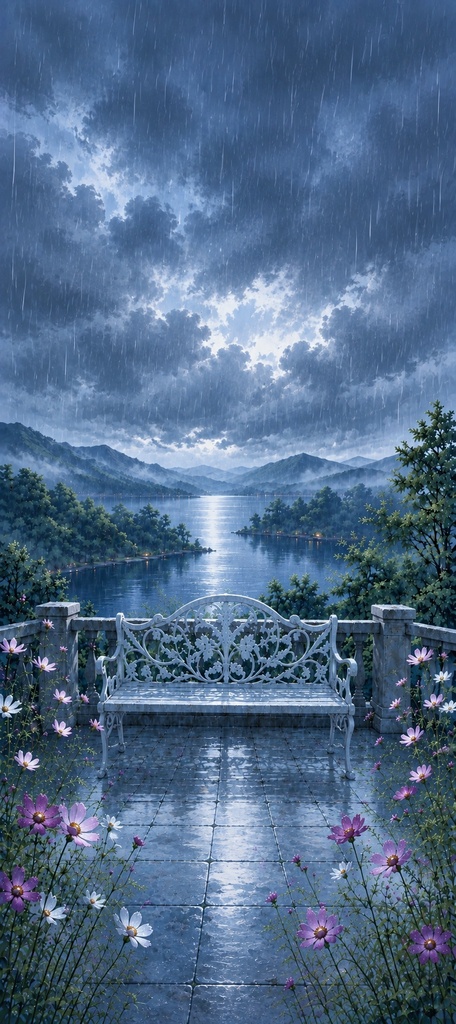 コスモスの世界 -雨-