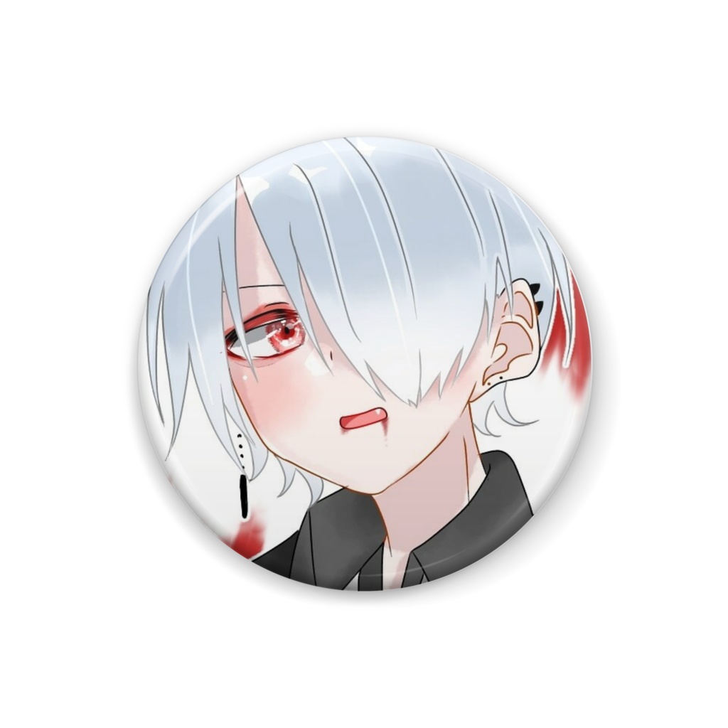 吸血鬼缶バッチ