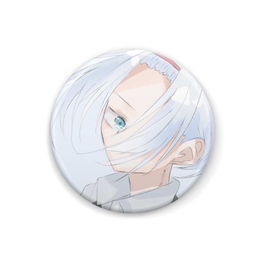 しらすくん缶バッチ