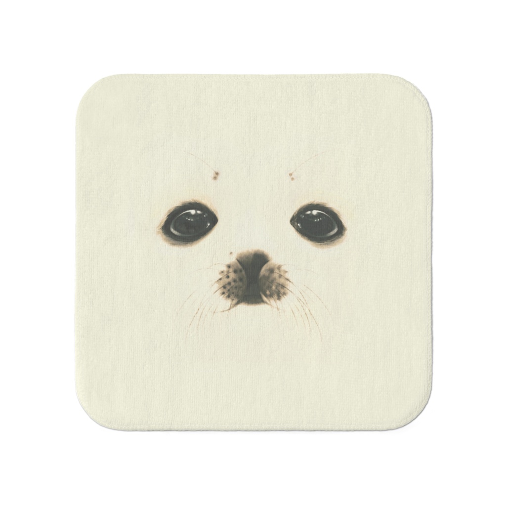 顔面アップタオル【タテゴトアザラシの赤ちゃん】