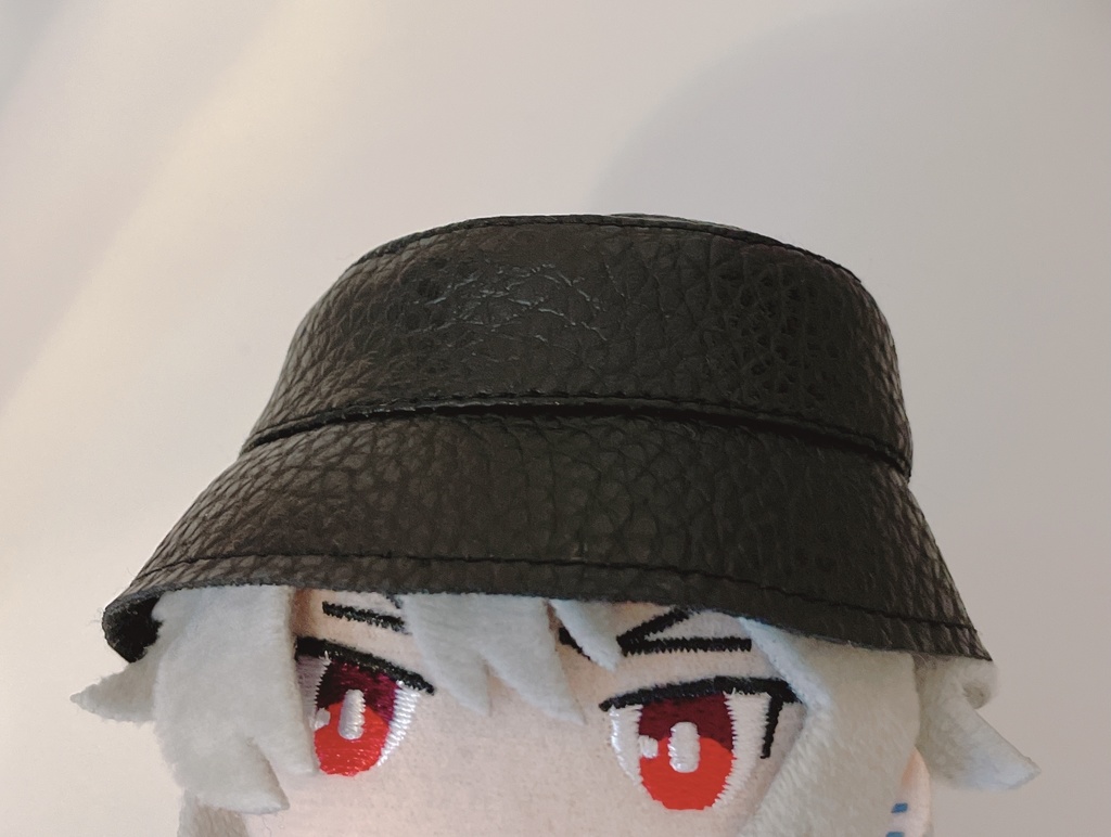 合皮バケットハット