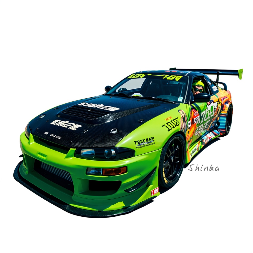 Mitsubishi Eclipse GSX No.0001 Illustration Art